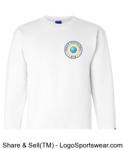 White Crew Neck Sweatshirt Design Zoom